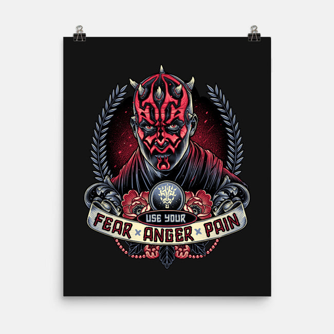 Fear Anger And Pain-None-Matte-Poster-momma_gorilla