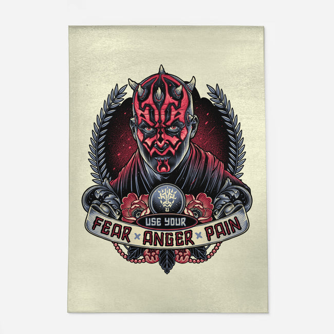 Fear Anger And Pain-None-Outdoor-Rug-momma_gorilla