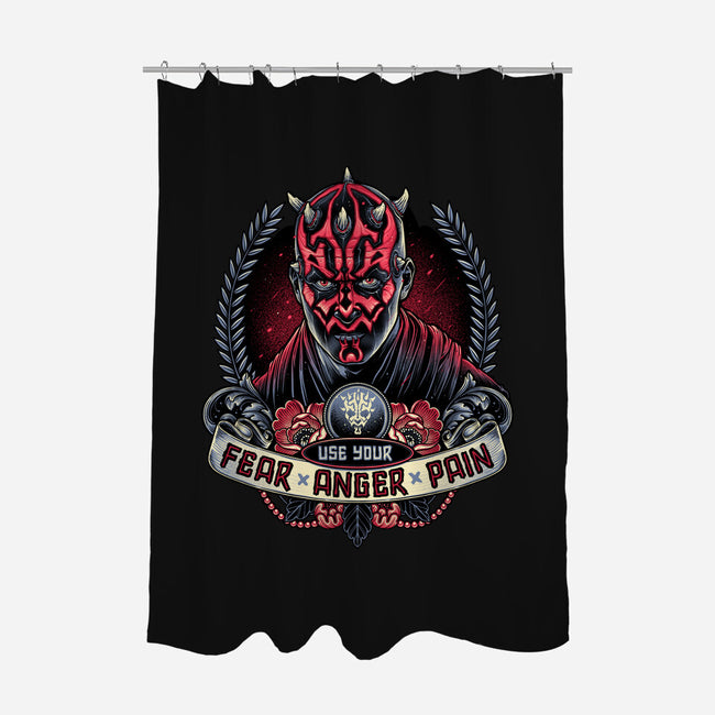 Fear Anger And Pain-None-Polyester-Shower Curtain-momma_gorilla