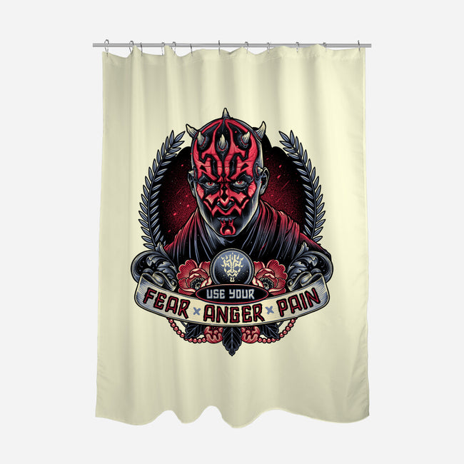 Fear Anger And Pain-None-Polyester-Shower Curtain-momma_gorilla