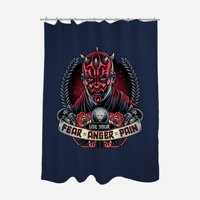 Fear Anger And Pain-None-Polyester-Shower Curtain-momma_gorilla