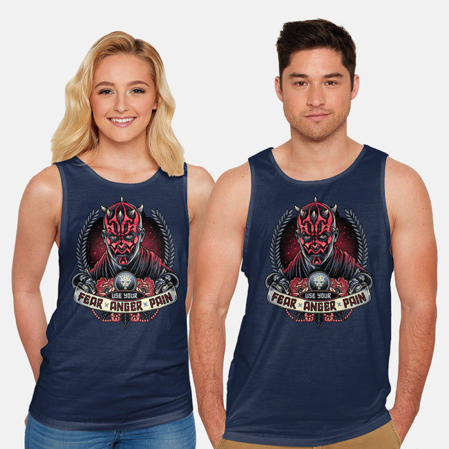 Fear Anger And Pain-Unisex-Basic-Tank-momma_gorilla