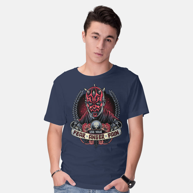 Fear Anger And Pain-Mens-Basic-Tee-momma_gorilla