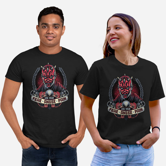 Fear Anger And Pain-Unisex-Basic-Tee-momma_gorilla