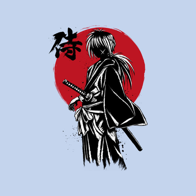 Kenshin Sumi-e-None-Removable Cover-Throw Pillow-DrMonekers