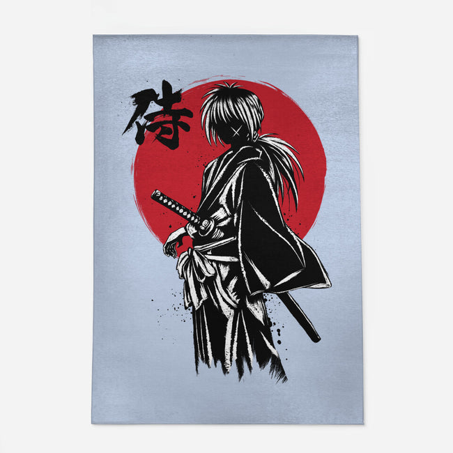 Kenshin Sumi-e-None-Indoor-Rug-DrMonekers