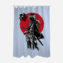Kenshin Sumi-e-None-Polyester-Shower Curtain-DrMonekers
