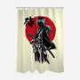 Kenshin Sumi-e-None-Polyester-Shower Curtain-DrMonekers