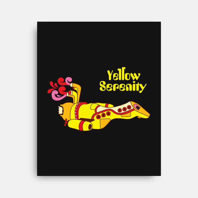 Yellow Serenity-none stretched canvas-KentZonestar