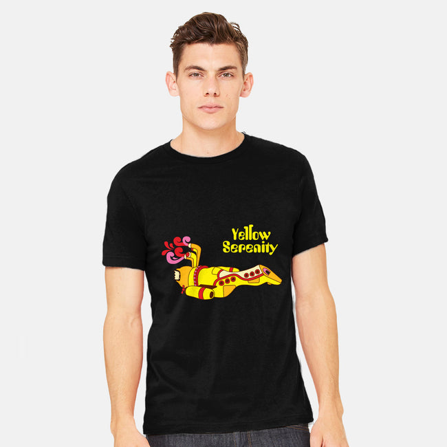Yellow Serenity-mens heavyweight tee-KentZonestar