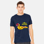 Yellow Serenity-mens heavyweight tee-KentZonestar