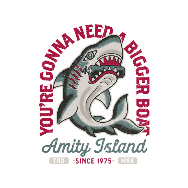 Amity Island Shark Tattoo-None-Removable Cover-Throw Pillow-Nemons