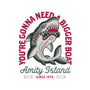 Amity Island Shark Tattoo-Unisex-Basic-Tank-Nemons