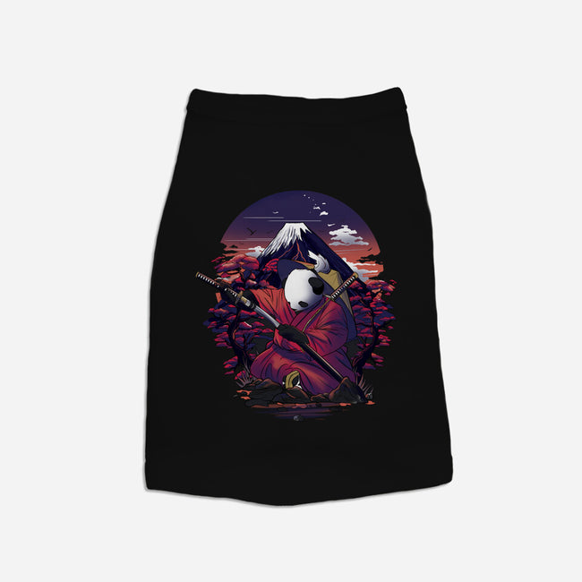 Samurai Panda Warrior-Dog-Basic-Pet Tank-fanfabio