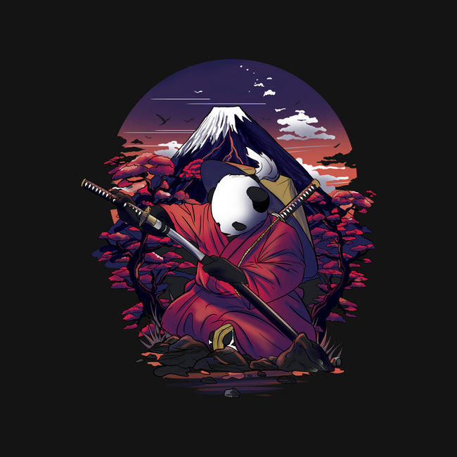 Samurai Panda Warrior-Unisex-Crew Neck-Sweatshirt-fanfabio