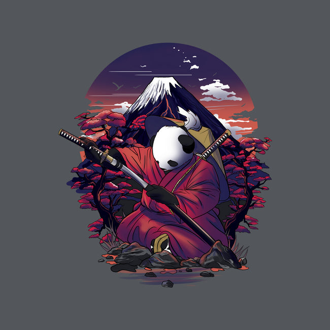 Samurai Panda Warrior-Womens-V-Neck-Tee-fanfabio