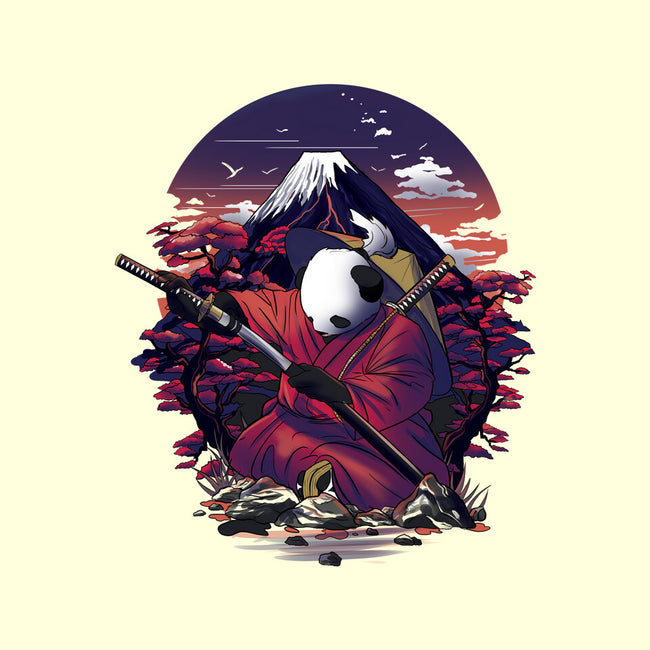 Samurai Panda Warrior-None-Removable Cover w Insert-Throw Pillow-fanfabio