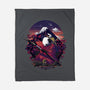 Samurai Panda Warrior-None-Fleece-Blanket-fanfabio