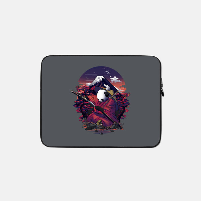 Samurai Panda Warrior-None-Zippered-Laptop Sleeve-fanfabio