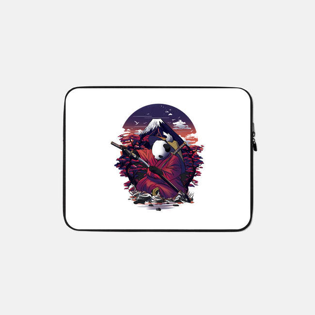 Samurai Panda Warrior-None-Zippered-Laptop Sleeve-fanfabio