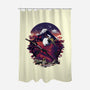 Samurai Panda Warrior-None-Polyester-Shower Curtain-fanfabio