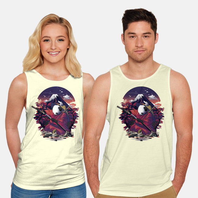 Samurai Panda Warrior-Unisex-Basic-Tank-fanfabio