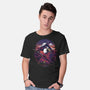 Samurai Panda Warrior-Mens-Basic-Tee-fanfabio