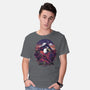 Samurai Panda Warrior-Mens-Basic-Tee-fanfabio