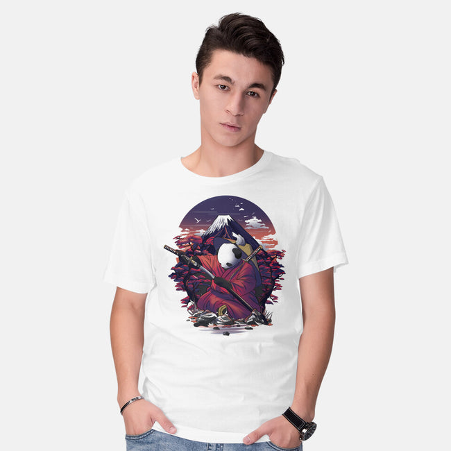 Samurai Panda Warrior-Mens-Basic-Tee-fanfabio