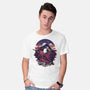 Samurai Panda Warrior-Mens-Basic-Tee-fanfabio