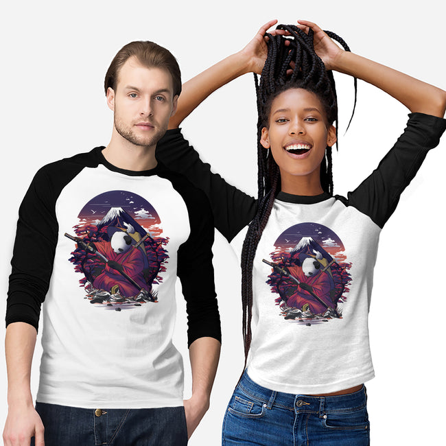 Samurai Panda Warrior-Unisex-Baseball-Tee-fanfabio