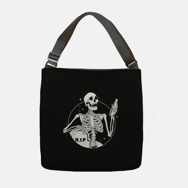 Skull Beer-None-Adjustable Tote-Bag-Eoli Studio