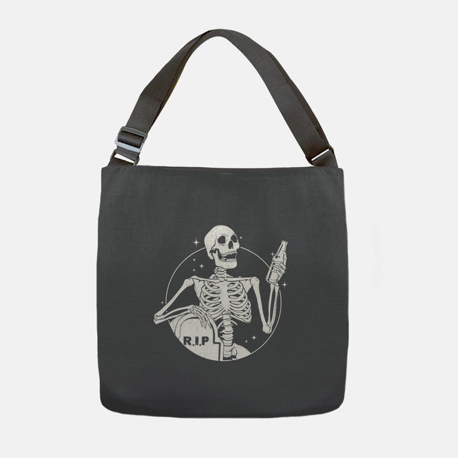 Skull Beer-None-Adjustable Tote-Bag-Eoli Studio