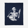 Skull Beer-None-Fleece-Blanket-Eoli Studio