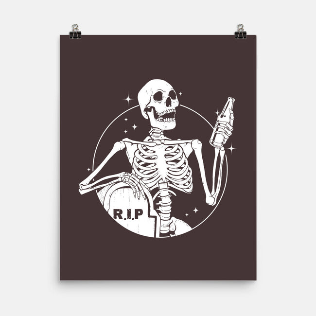 Skull Beer-None-Matte-Poster-Eoli Studio