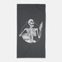 Skull Beer-None-Beach-Towel-Eoli Studio