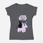 Chaos To Spread-Womens-V-Neck-Tee-Jess.Adams.Creates