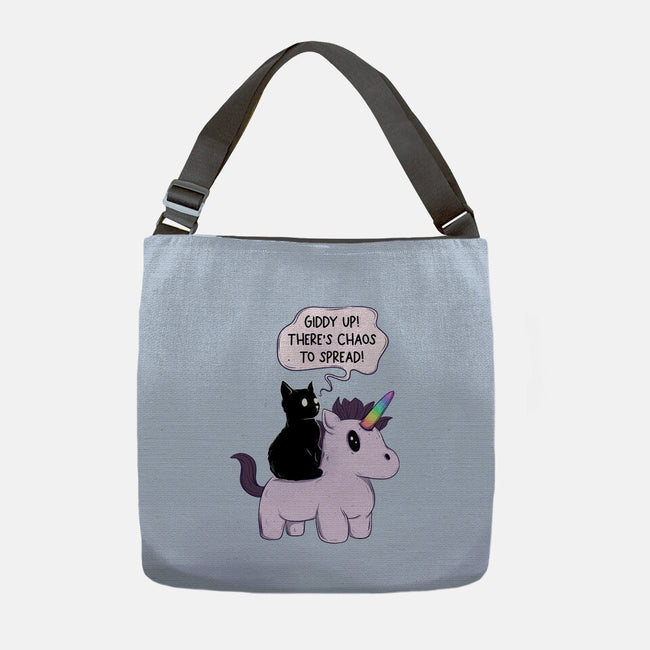 Chaos To Spread-None-Adjustable Tote-Bag-Jess.Adams.Creates