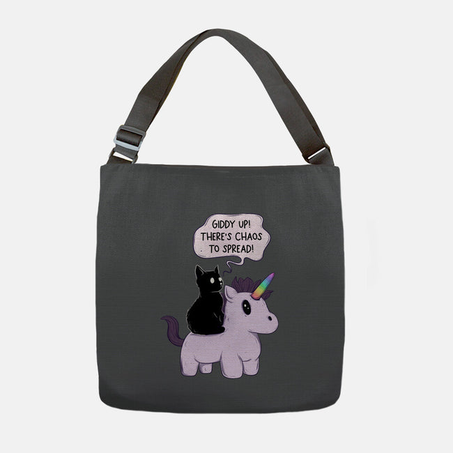 Chaos To Spread-None-Adjustable Tote-Bag-Jess.Adams.Creates