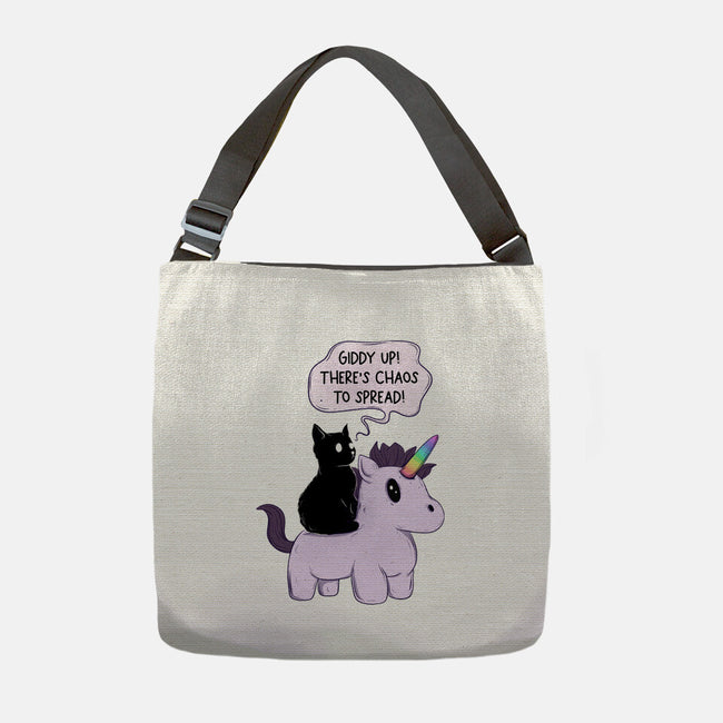 Chaos To Spread-None-Adjustable Tote-Bag-Jess.Adams.Creates