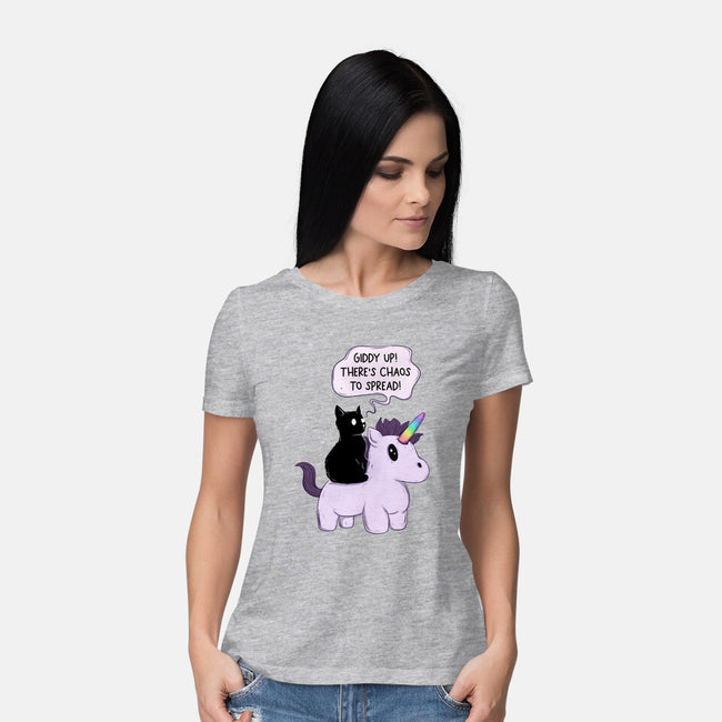 Chaos To Spread-Womens-Basic-Tee-Jess.Adams.Creates