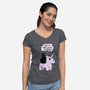 Chaos To Spread-Womens-V-Neck-Tee-Jess.Adams.Creates