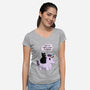 Chaos To Spread-Womens-V-Neck-Tee-Jess.Adams.Creates