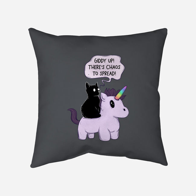 Chaos To Spread-None-Removable Cover-Throw Pillow-Jess.Adams.Creates