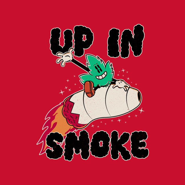 Up In Smoke-Womens-Basic-Tee-rocketman_art