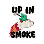 Up In Smoke-Womens-Basic-Tee-rocketman_art