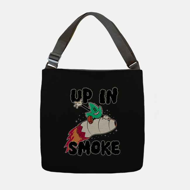 Up In Smoke-None-Adjustable Tote-Bag-rocketman_art