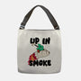 Up In Smoke-None-Adjustable Tote-Bag-rocketman_art