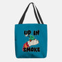 Up In Smoke-None-Basic Tote-Bag-rocketman_art