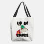 Up In Smoke-None-Basic Tote-Bag-rocketman_art